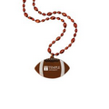 Football Medallion w/ Football Beads